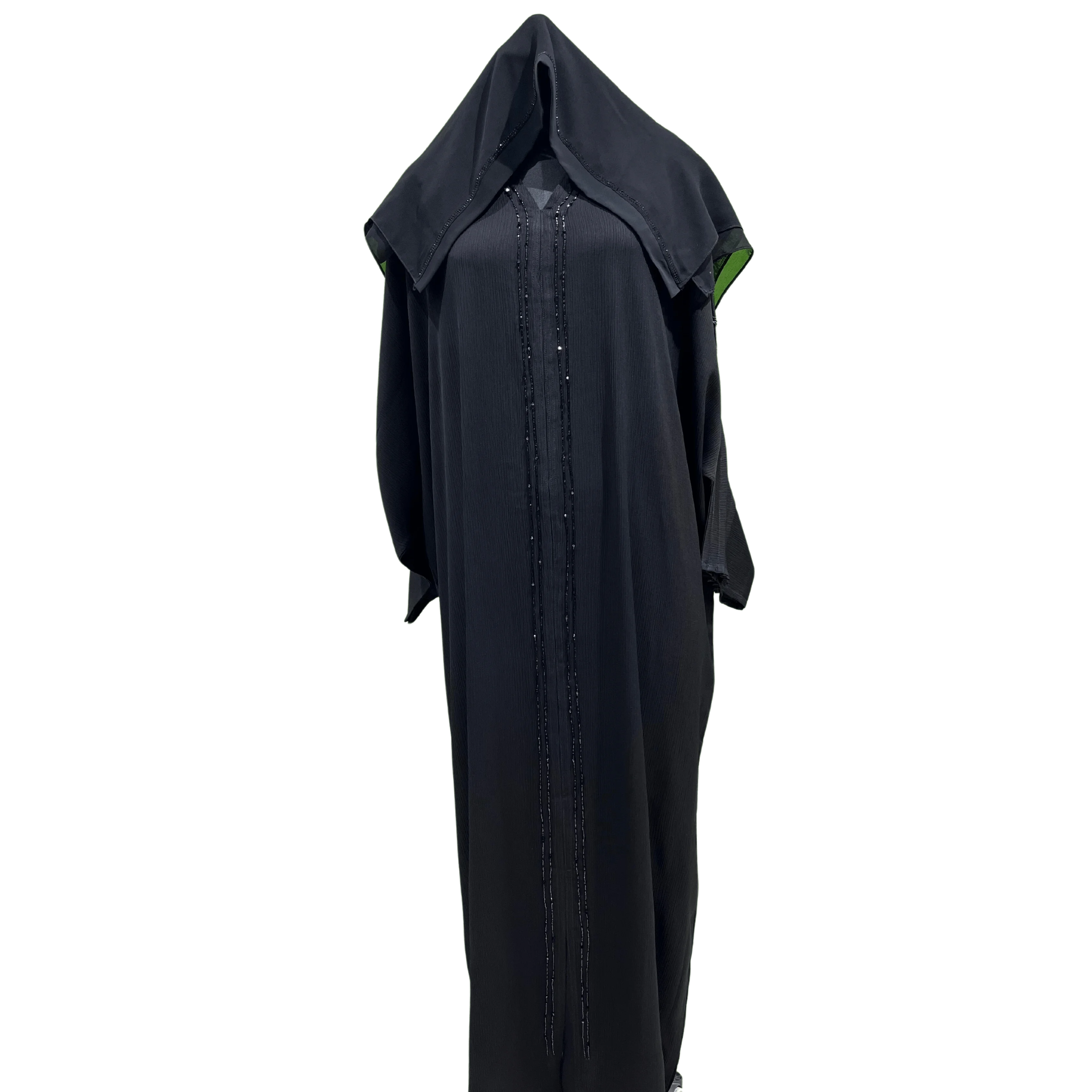 Farasha Kardana Abaya with Hand Work (With Scarf)