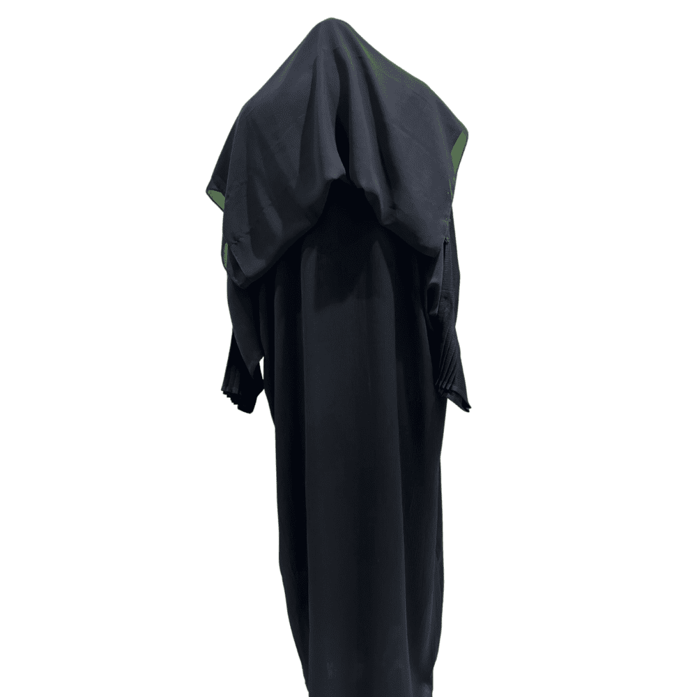 Farasha Kardana Abaya with Hand Work (With Scarf) - Image 3