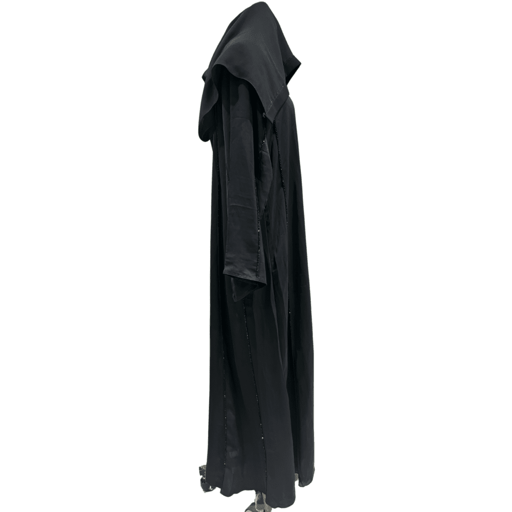 Nida Umbrella Abaya with Stone Work & Embroidery (With Scarf) - Image 2