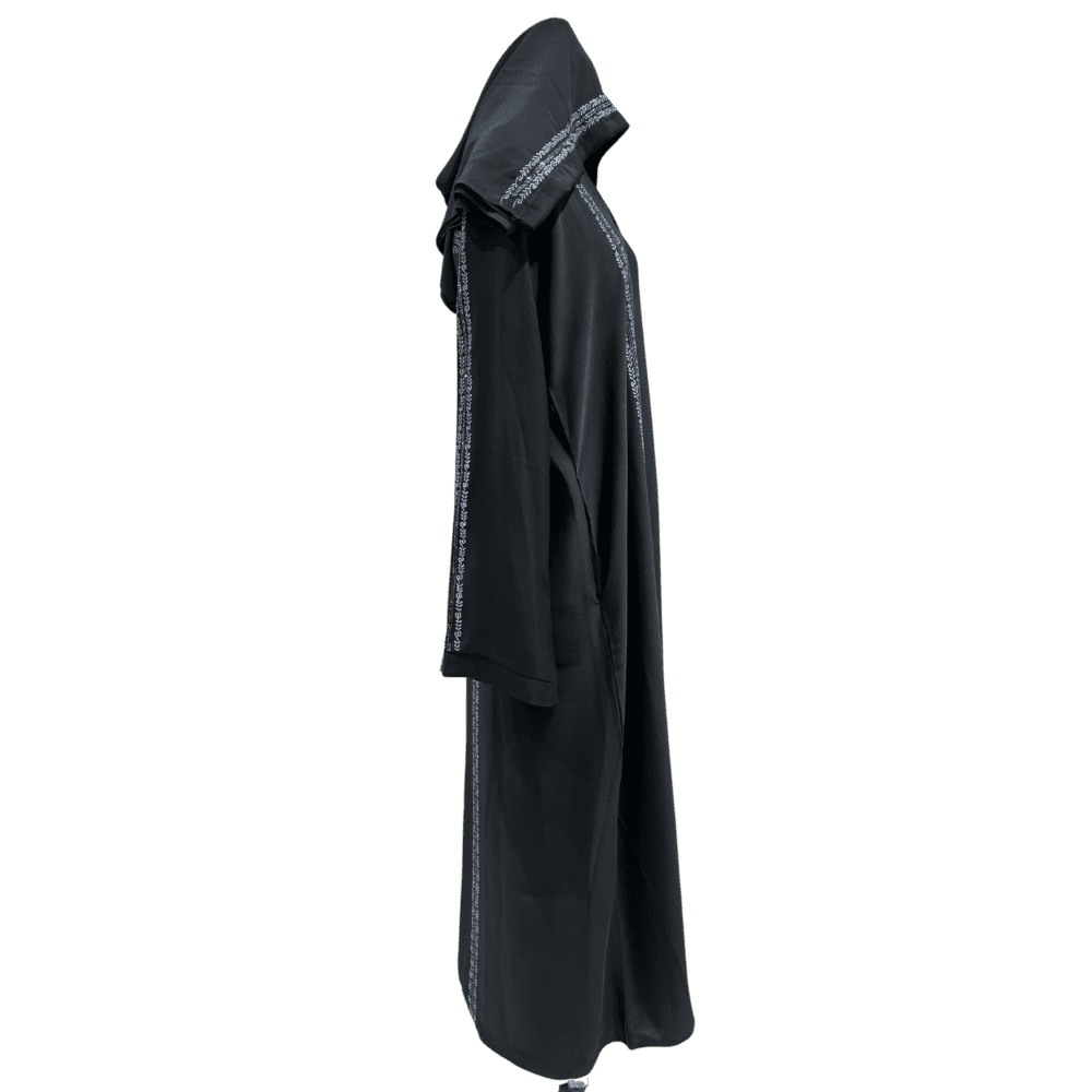 CYC Abaya with Kardana Work (With Scarf) - Image 2