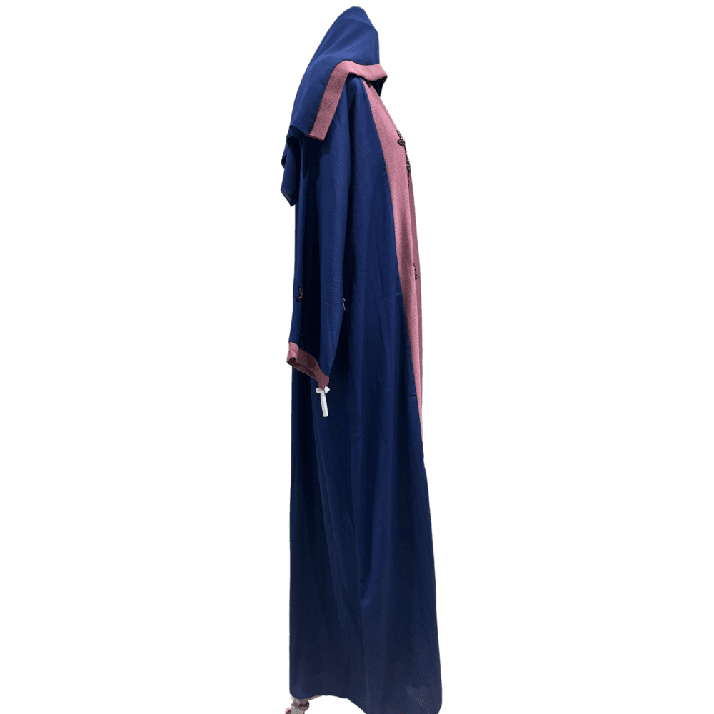 Zoom Abaya with Kardana Work (With Scarf) - Image 2