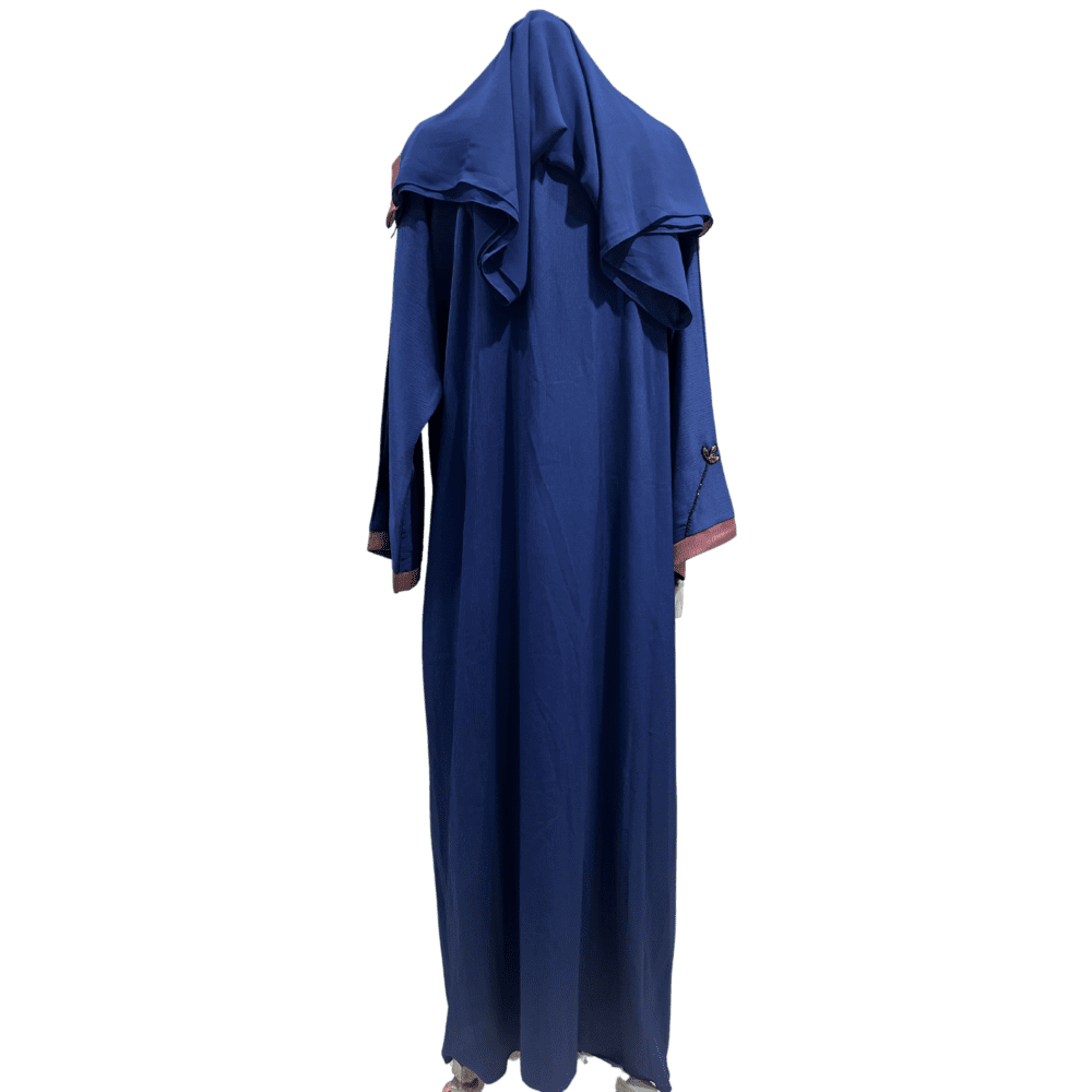 Zoom Abaya with Kardana Work (With Scarf) - Image 3