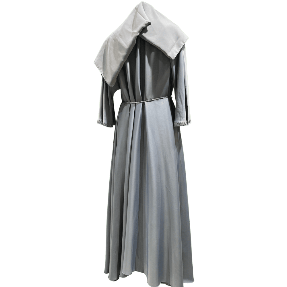 Tick-Tock Abaya with Stone work (With Belt & Scarf) - Image 3