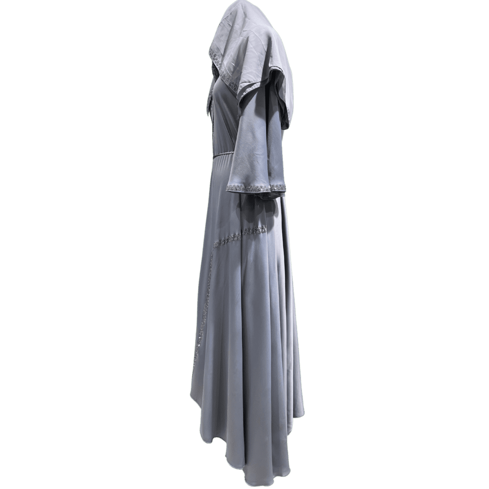 Tick-Tock Abaya with Stone work (With Belt & Scarf) - Image 4