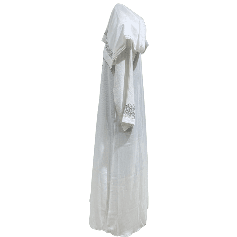 Zoom Abaya with Stone Work (With Scarf) - Image 4