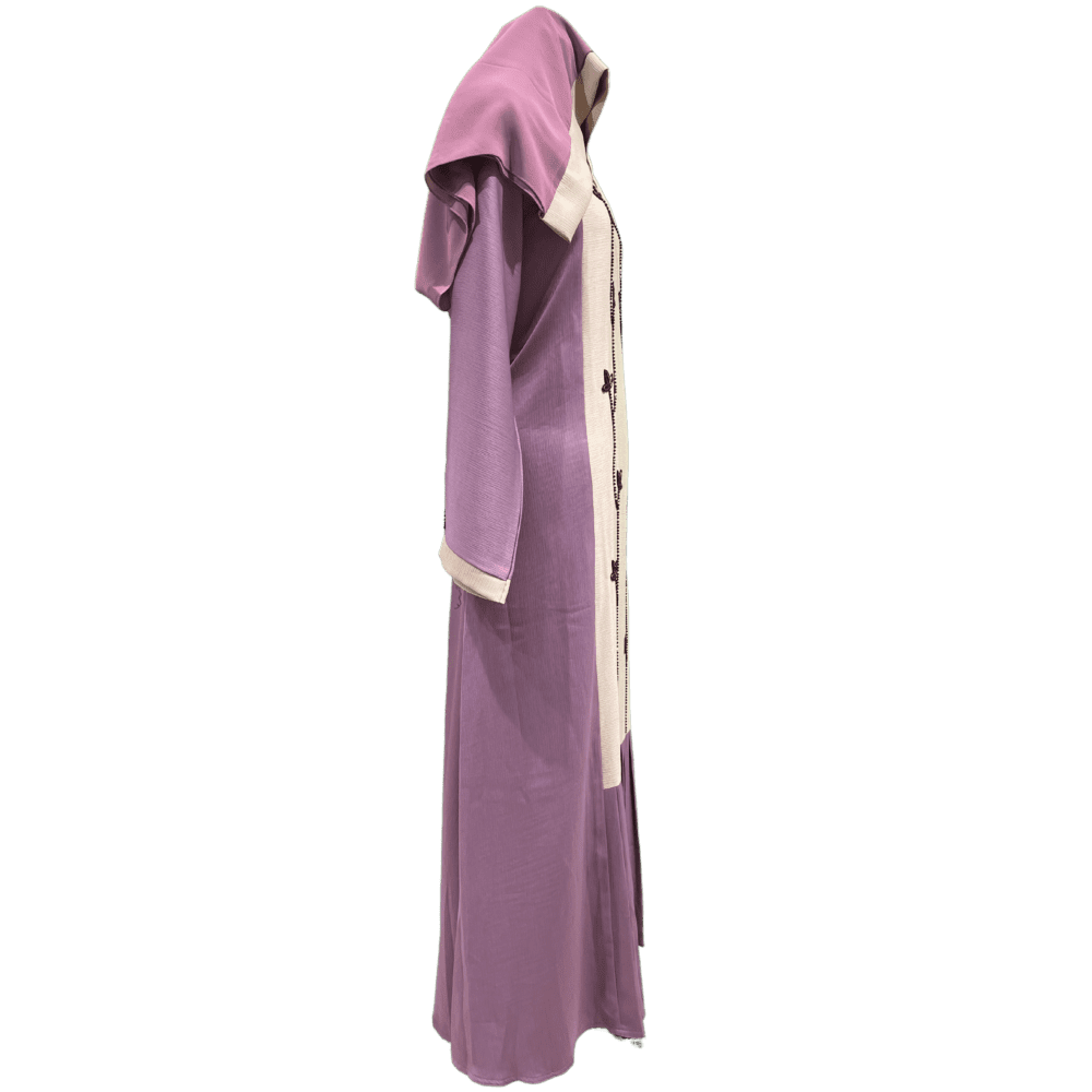 Zoom Abaya with Handwork (With Scarf) - Image 2