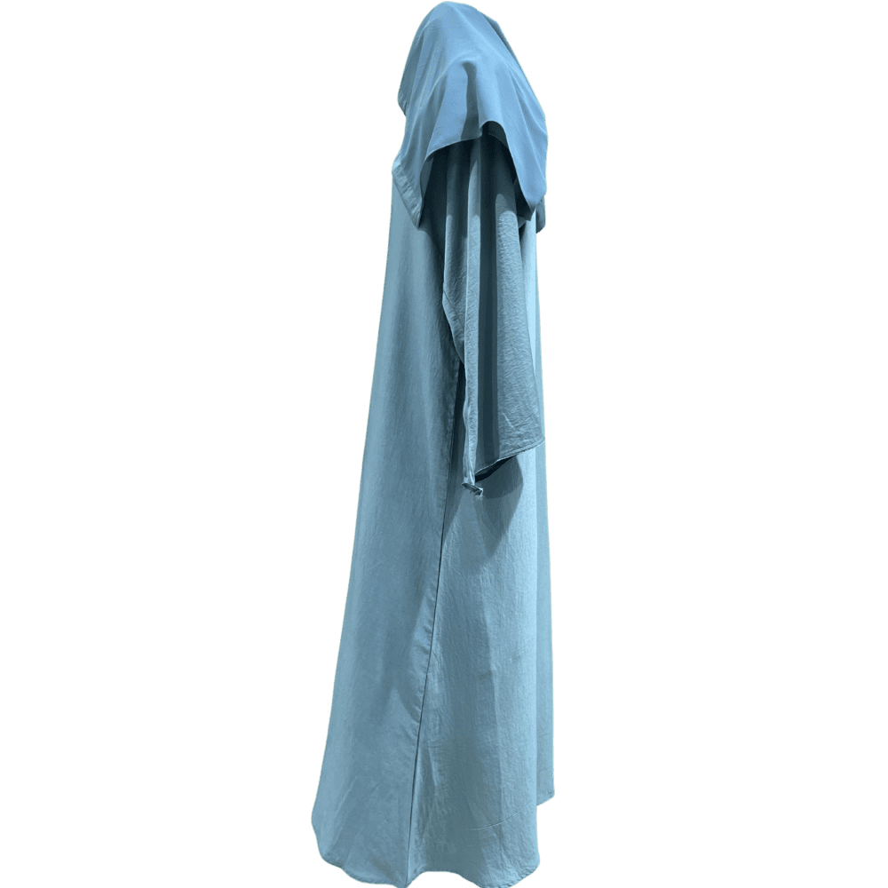 Har Har Maqsood Abaya with One Line Stone (With Scarf) - Image 4