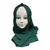 Bottle Green Siwen Scarf with Stone work and Embroidery