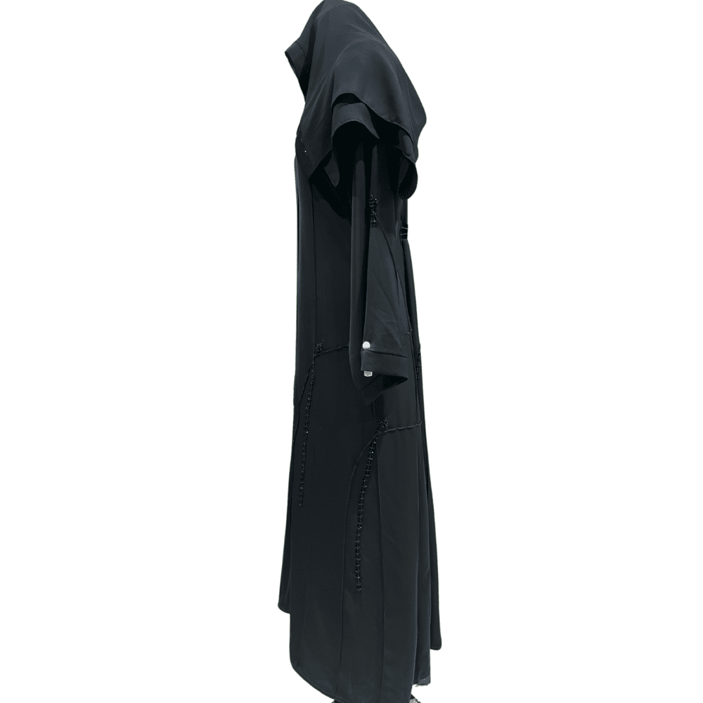 Nida Abaya with Handwork & Pintex Design  (Without Scarf) - Image 4