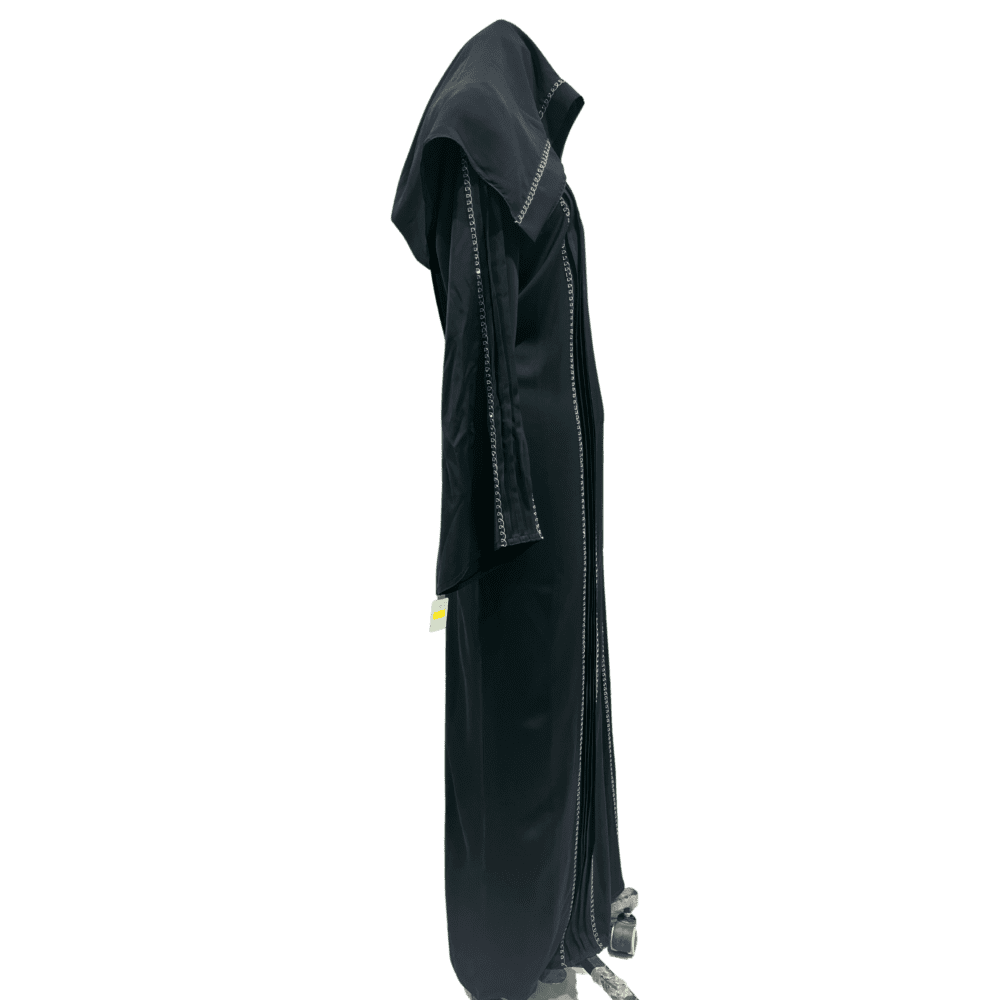 Nida Abaya with Aari Work & Pintex Design  (Without Scarf) - Image 2