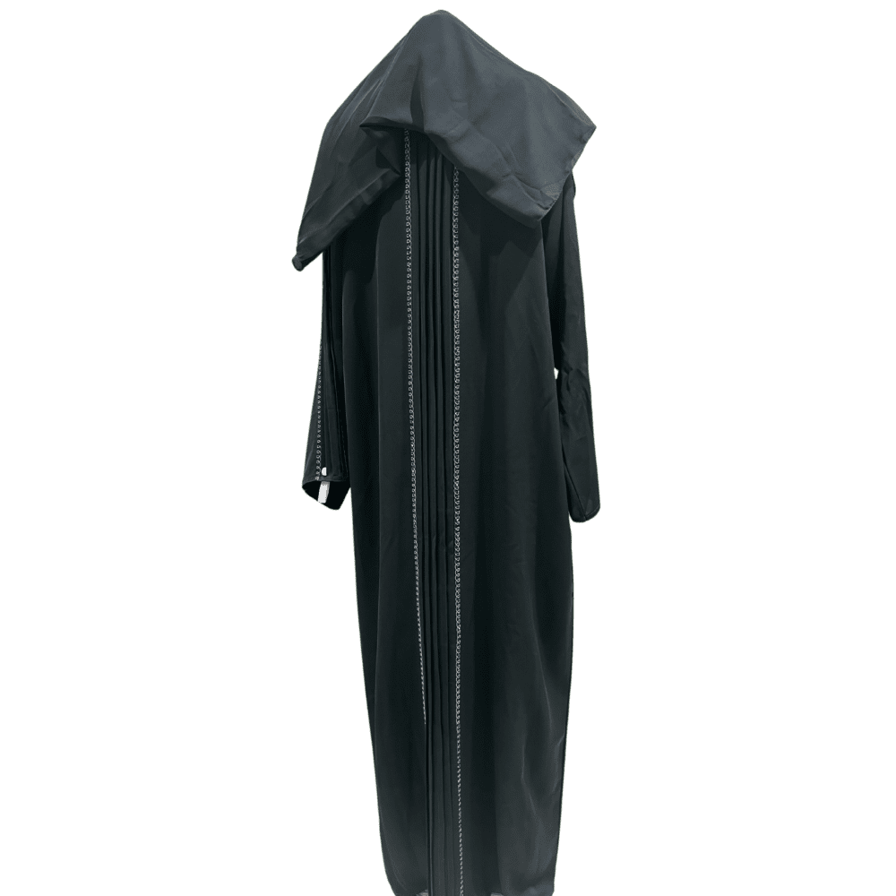 Nida Abaya with Aari Work & Pintex Design  (Without Scarf) - Image 3