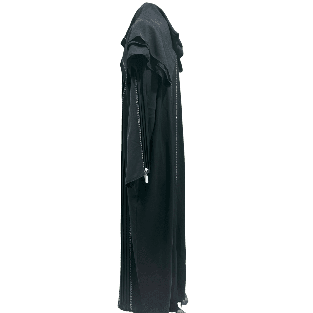 Nida Abaya with Aari Work & Pintex Design  (Without Scarf) - Image 4