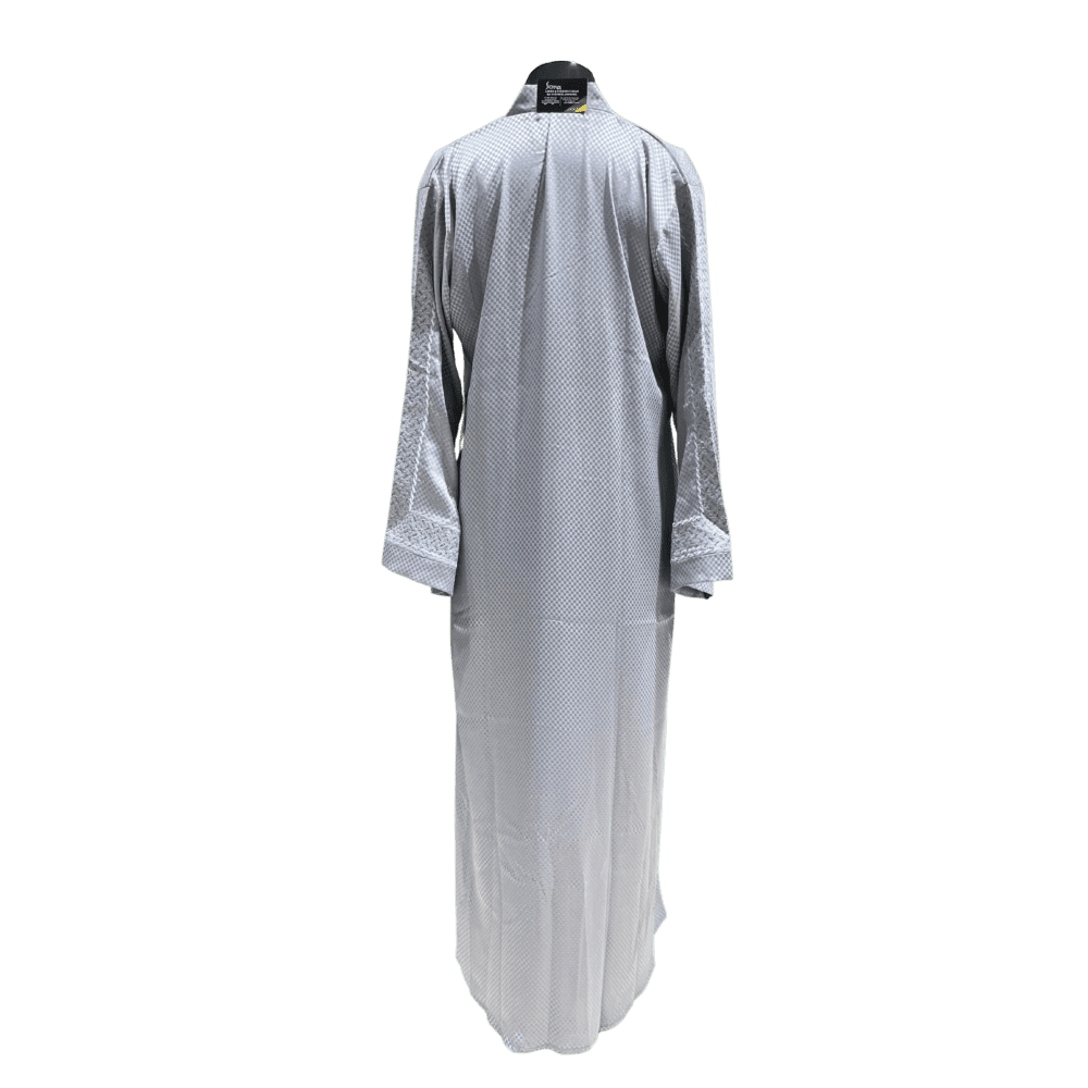 Imported Self Design Abaya with Stone Embroidery (Without Scarf) - Image 3