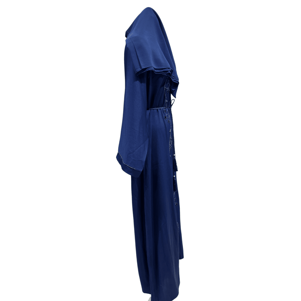 Zoom Abaya with Kardana Stone Work (With Scarf) - Image 2