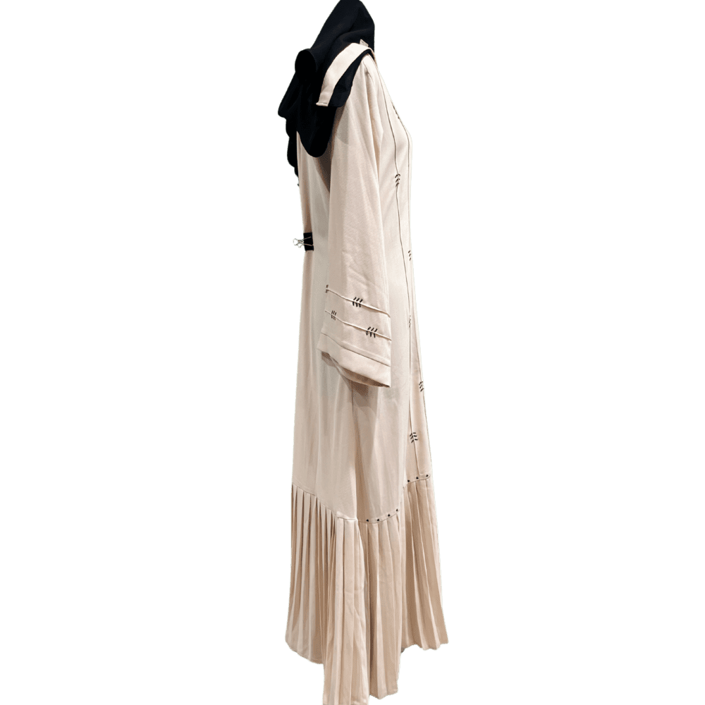 Jute Abaya with Stone Work (With Scarf) - Image 2