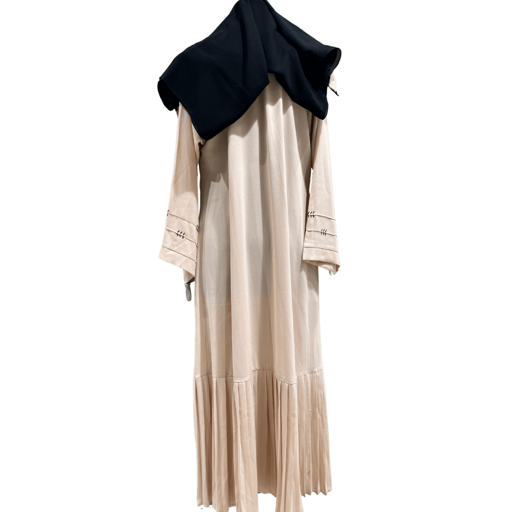 Jute Abaya with Stone Work (With Scarf) - Image 3