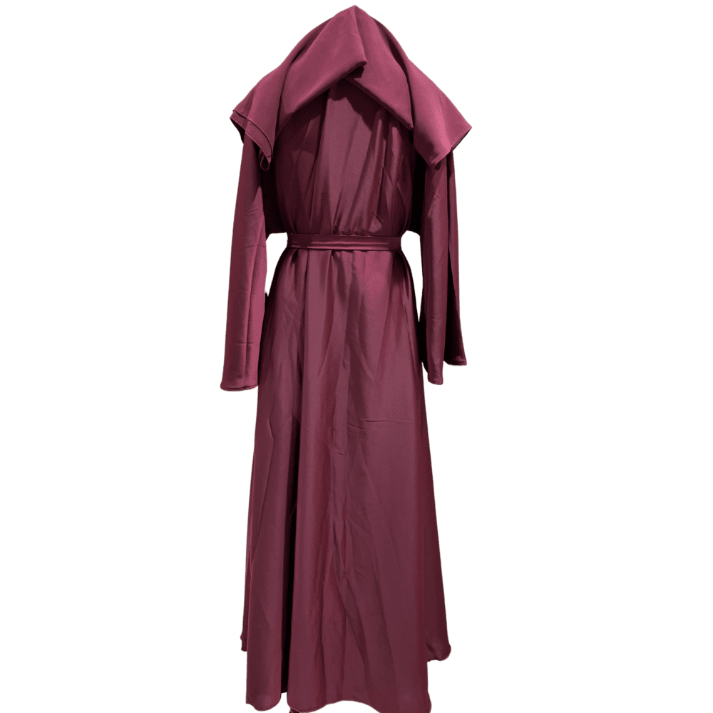 Tick-Tock Abaya with Stone Work (With Scarf) - Image 3
