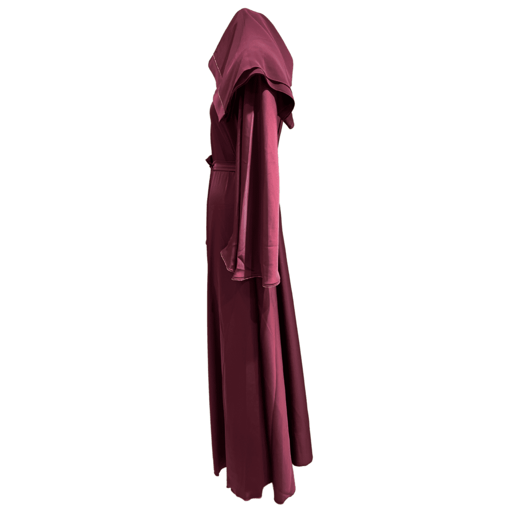 Tick-Tock Abaya with Stone Work (With Scarf) - Image 4