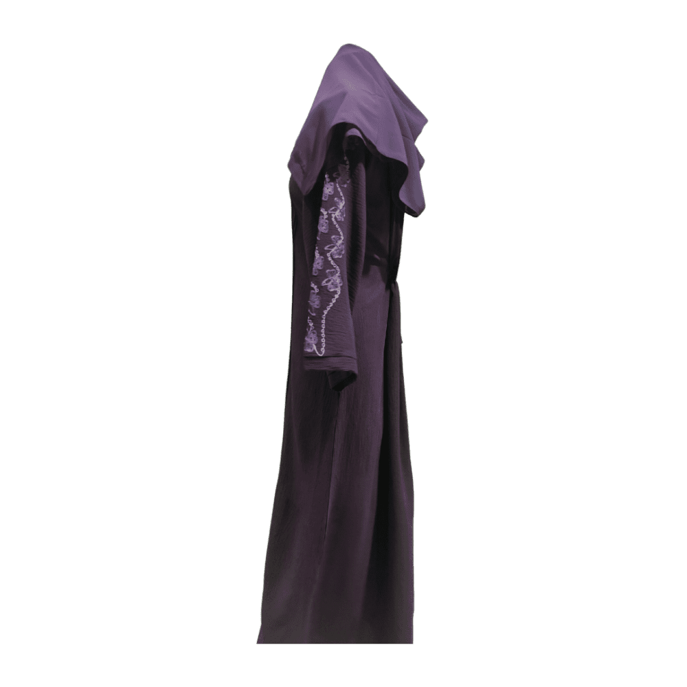 CYC Abaya with Embroidery (With Scarf) - Image 4