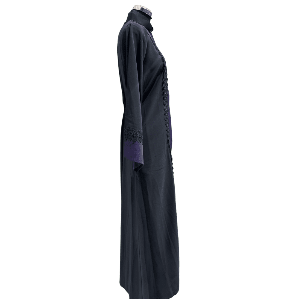 Parada Abaya with Lace Work (With Scarf) - Image 2