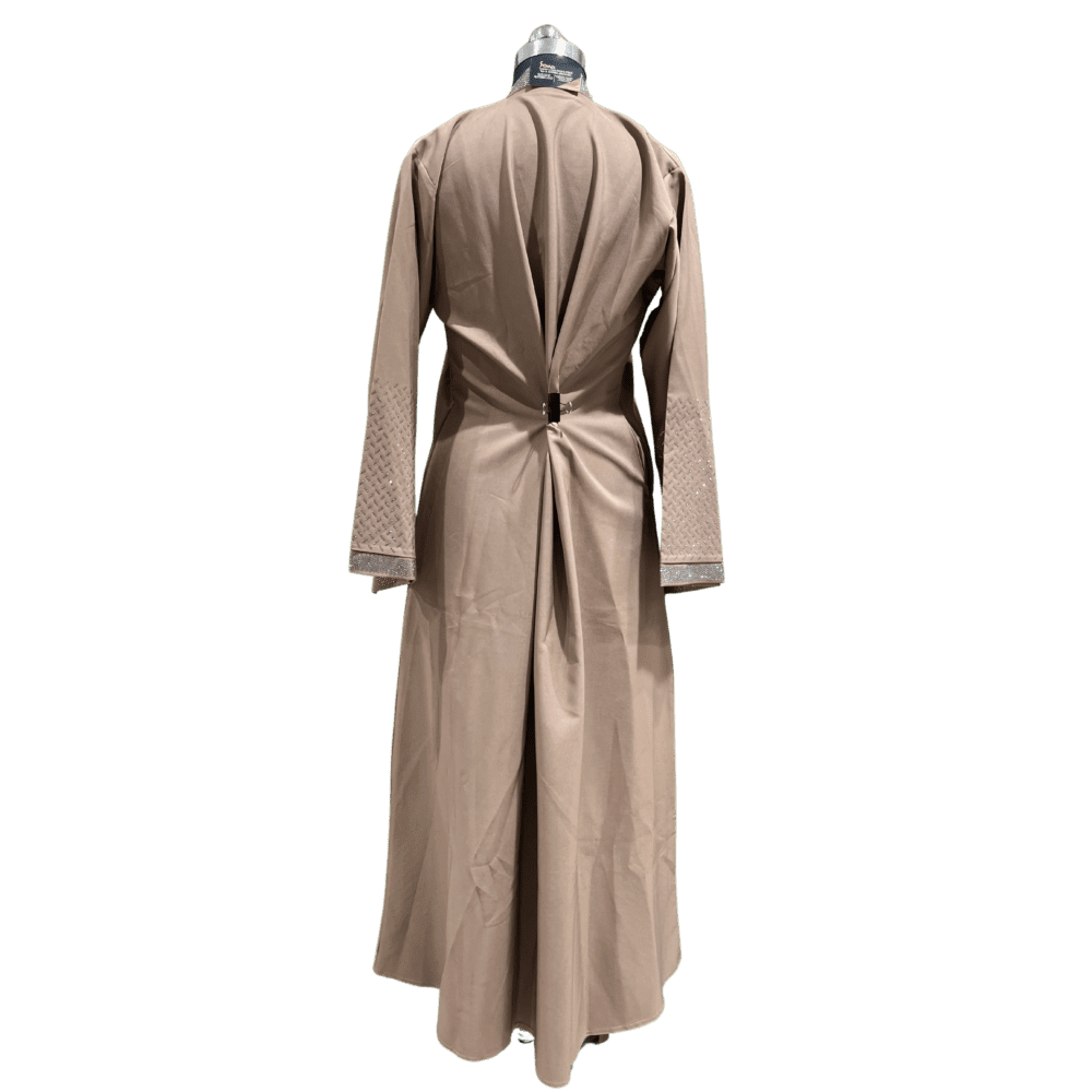 Parada Abaya with Stone Work (Without Scarf) - Image 3