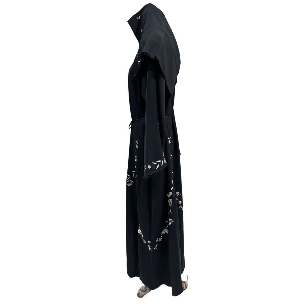 Nida Abaya with Embroidery & Stone Work (With Scarf) - Image 4