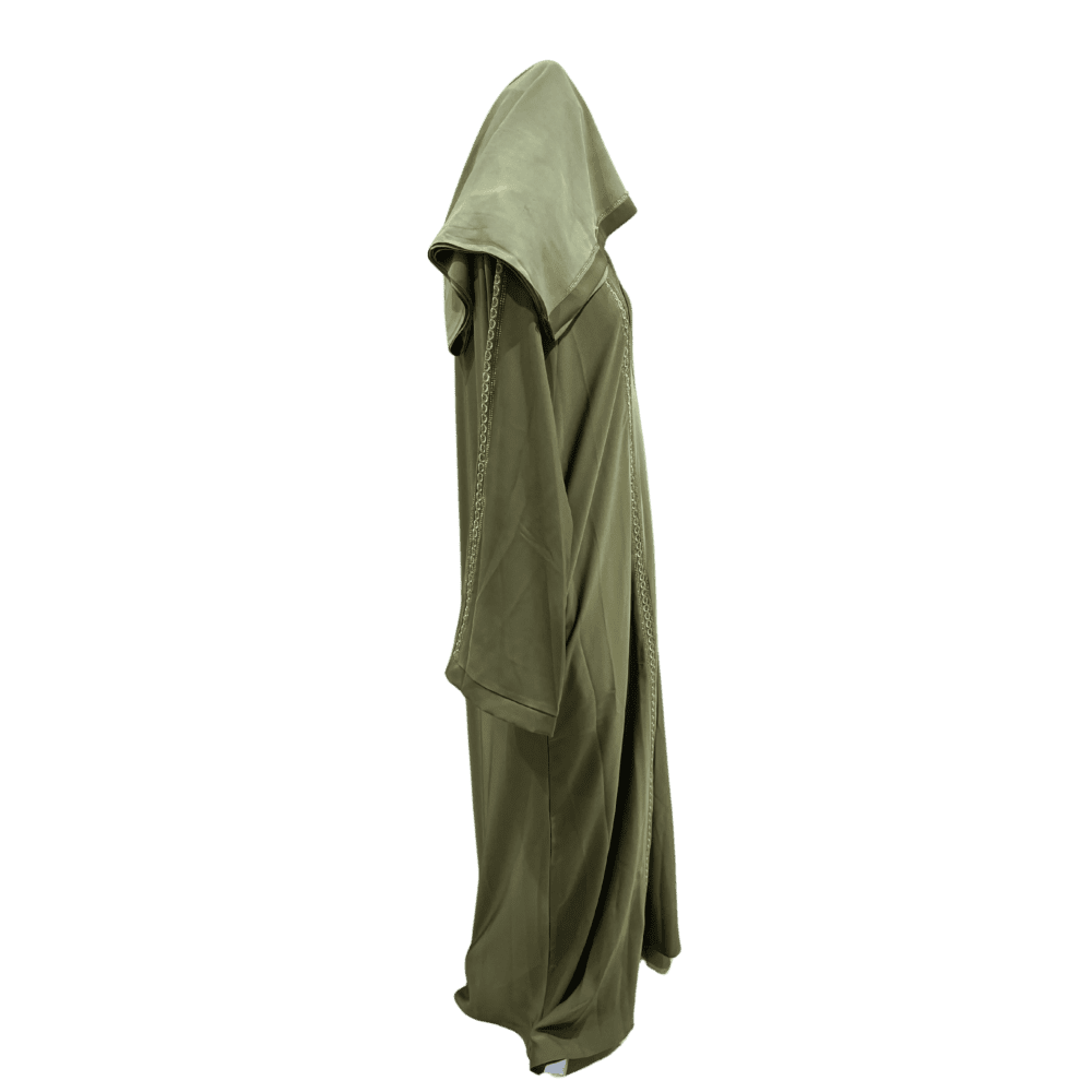 Nida Abaya with Stone & Lace (With Scarf) - Image 2