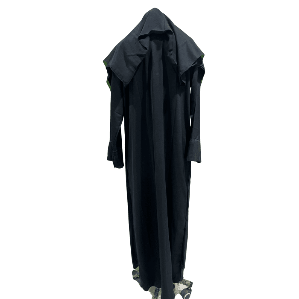 Zoom Kothi Style Abaya with Stone Work (With Scarf) - Image 3