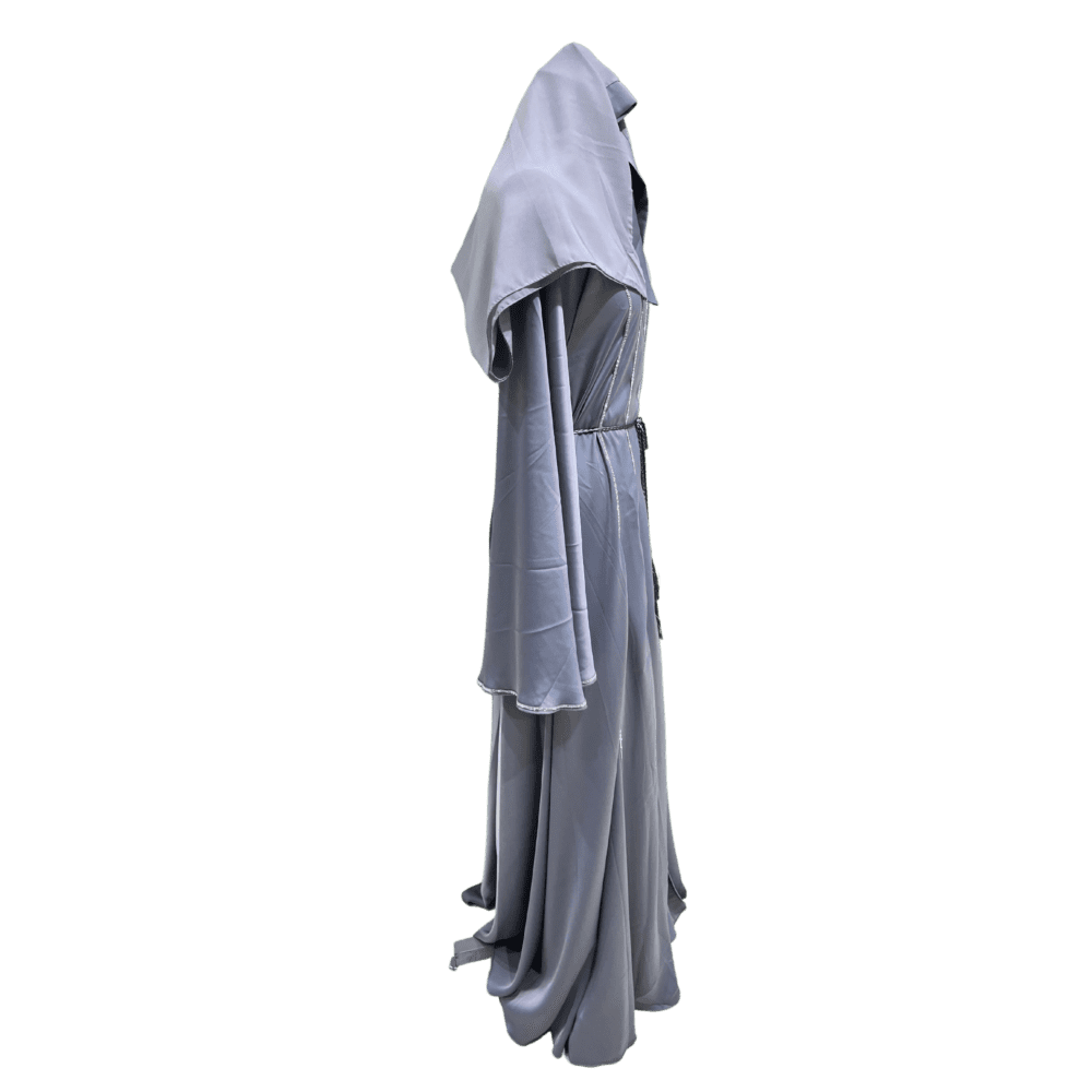 Tick-Tock Abaya with Stone Work (Without Scarf) - Image 2