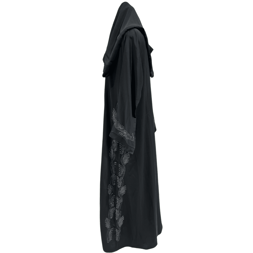 Nida Abaya with Aari Work & Stones (With Scarf) - Image 4