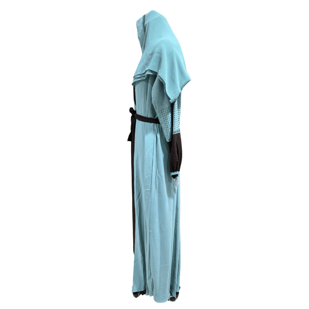 CYC Kothi Style Abaya with Stone Work (With Scarf) - Image 4