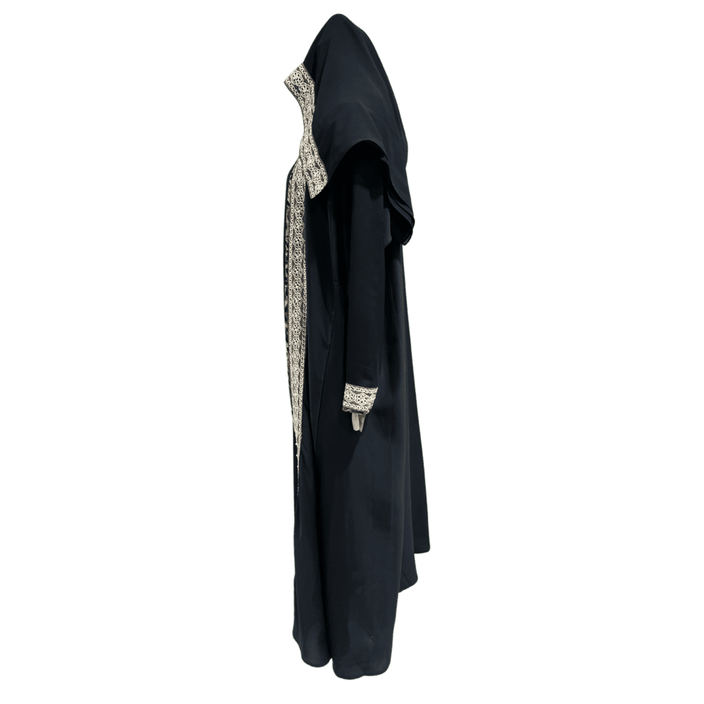 Nida Abaya with Lace & Bids (With Scarf) - Image 4