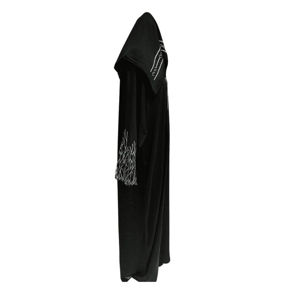 Nida Abaya with Embroidery & Kardana (With Scarf) - Image 2