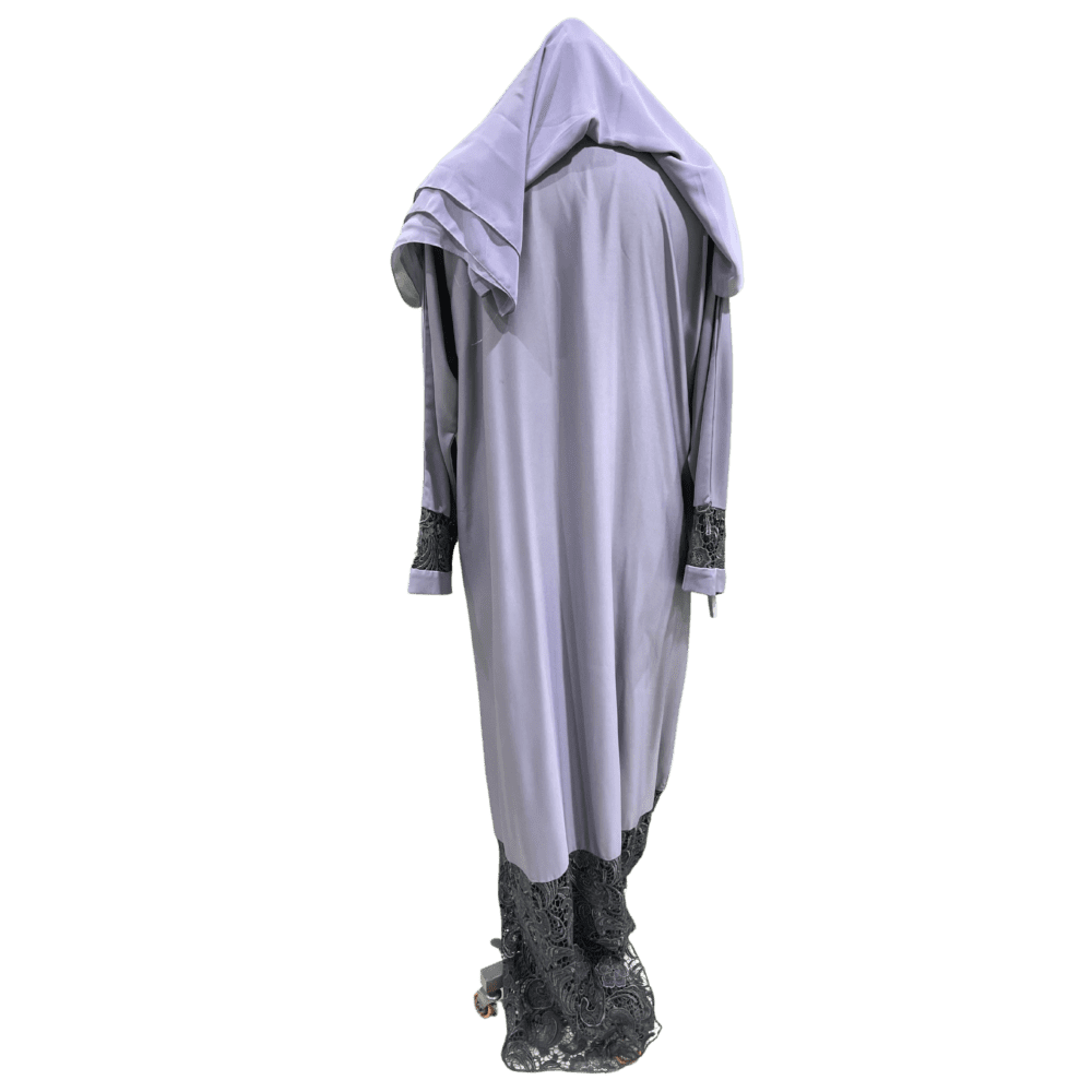 Nida Abaya with Net (With Scarf) - Image 3