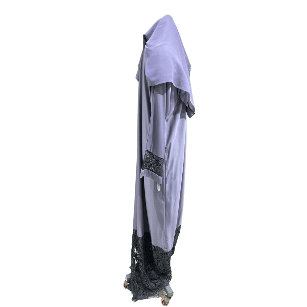 Nida Abaya with Net (With Scarf) - Image 4