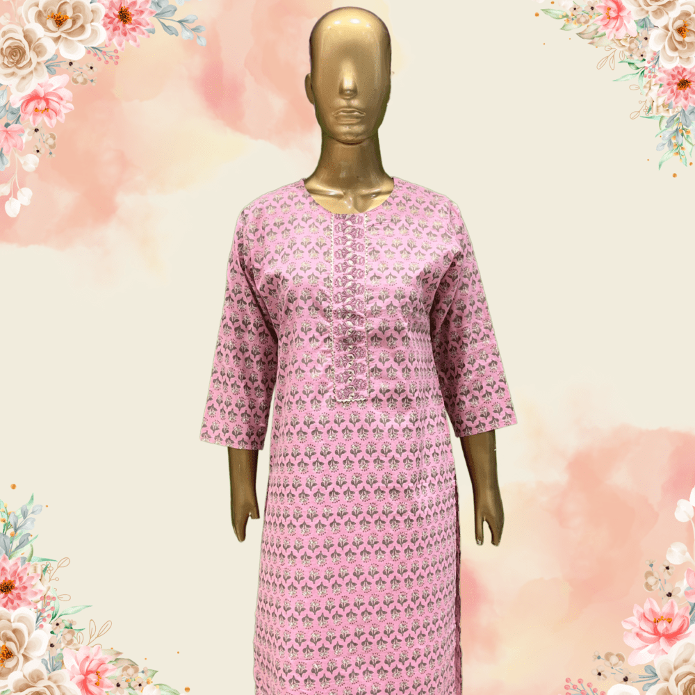 Printed Suit with Lace - Image 2
