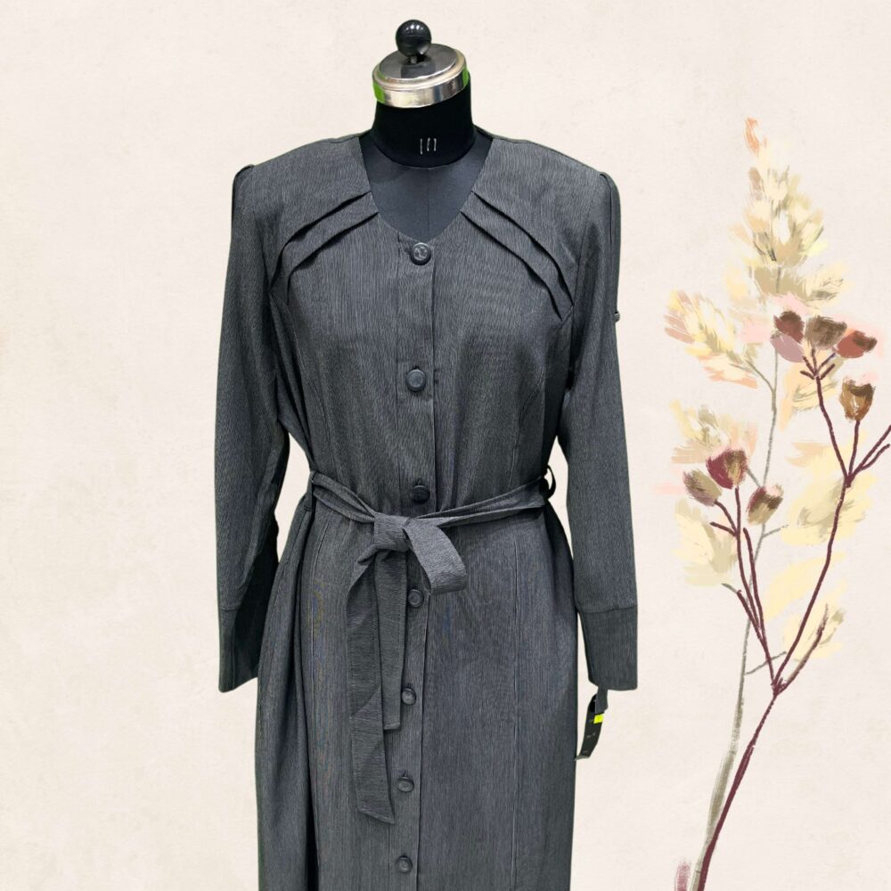 Irani Long Coat Grey - Image 2