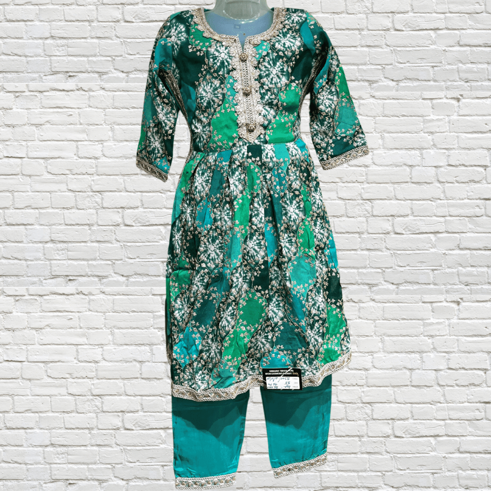 Party Wear Suit with Zari Work - Image 2