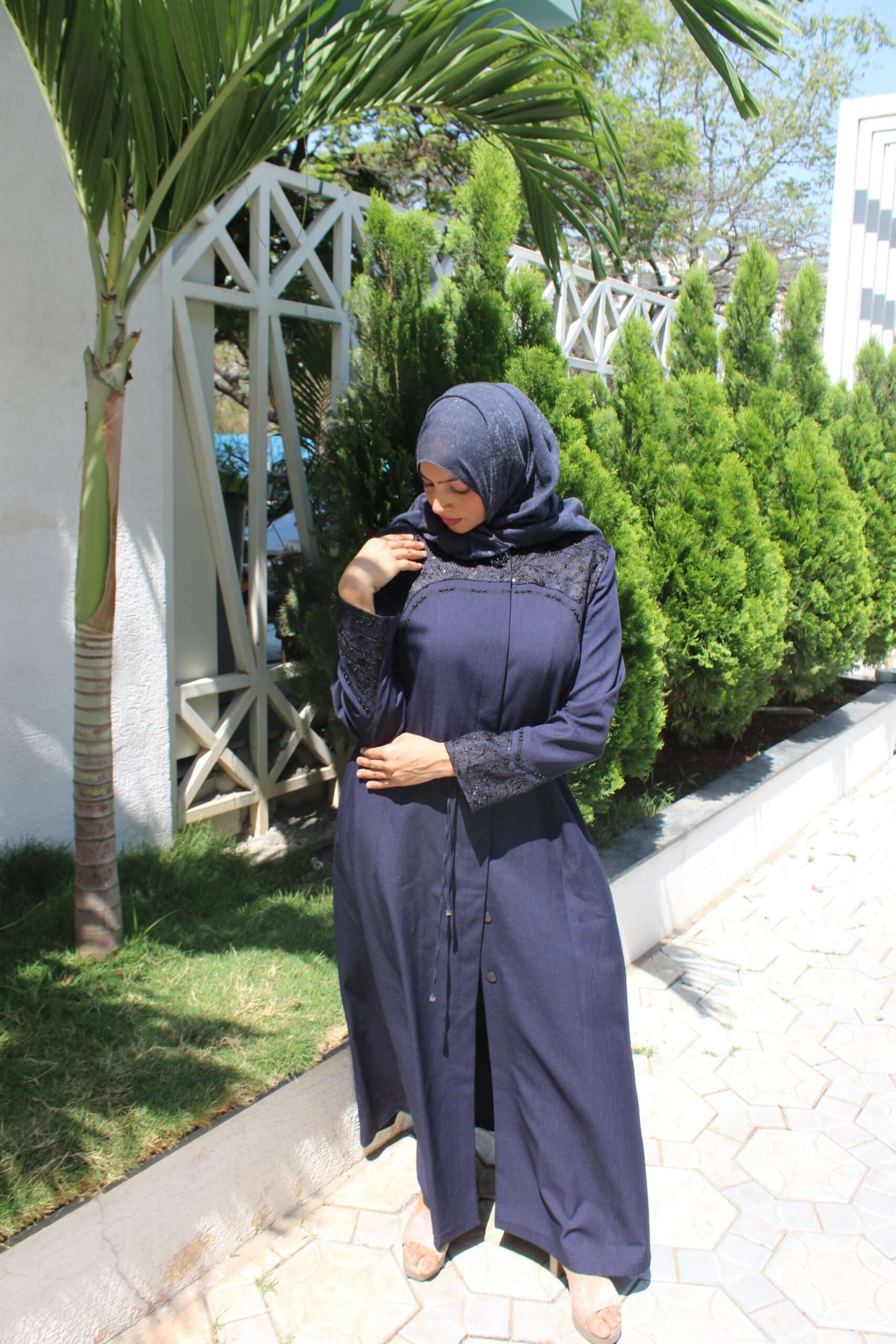 Purple Turkish Coat with Embroidery - Image 5