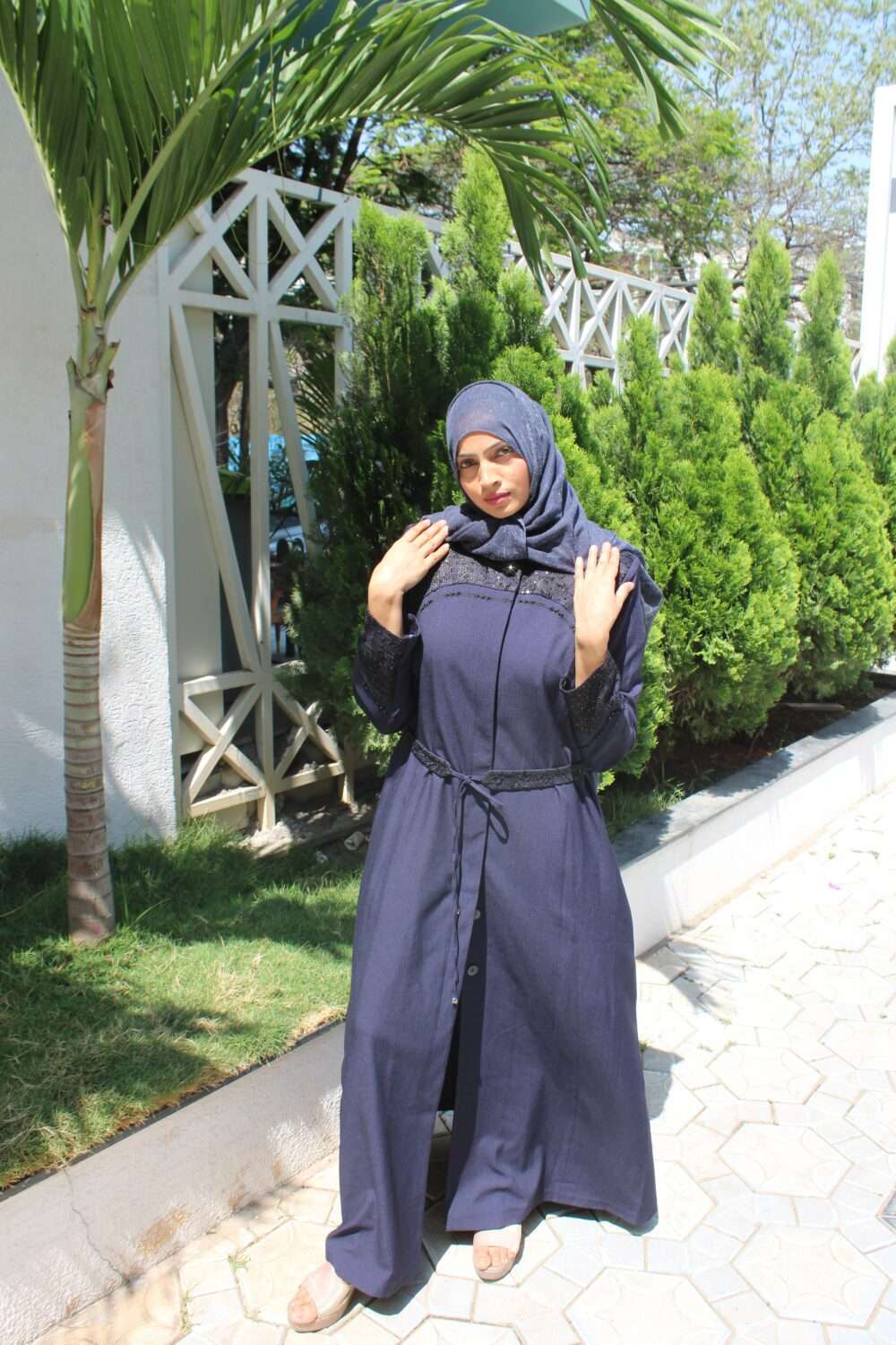Purple Turkish Coat with Embroidery - Image 4